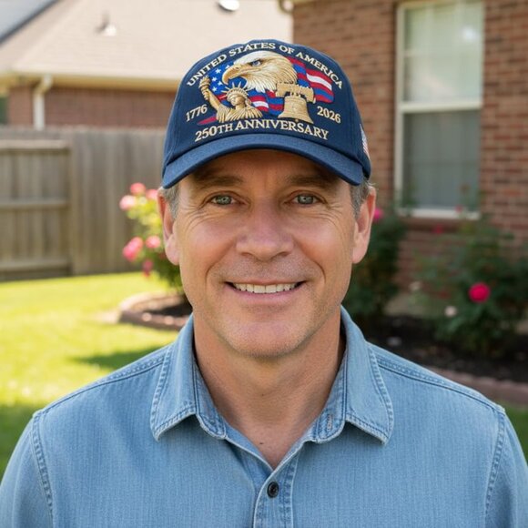 Vintage Retro Baseball Cap Adjustable Patriotic Hat Classic Style Fashion - Picture 7 of 7